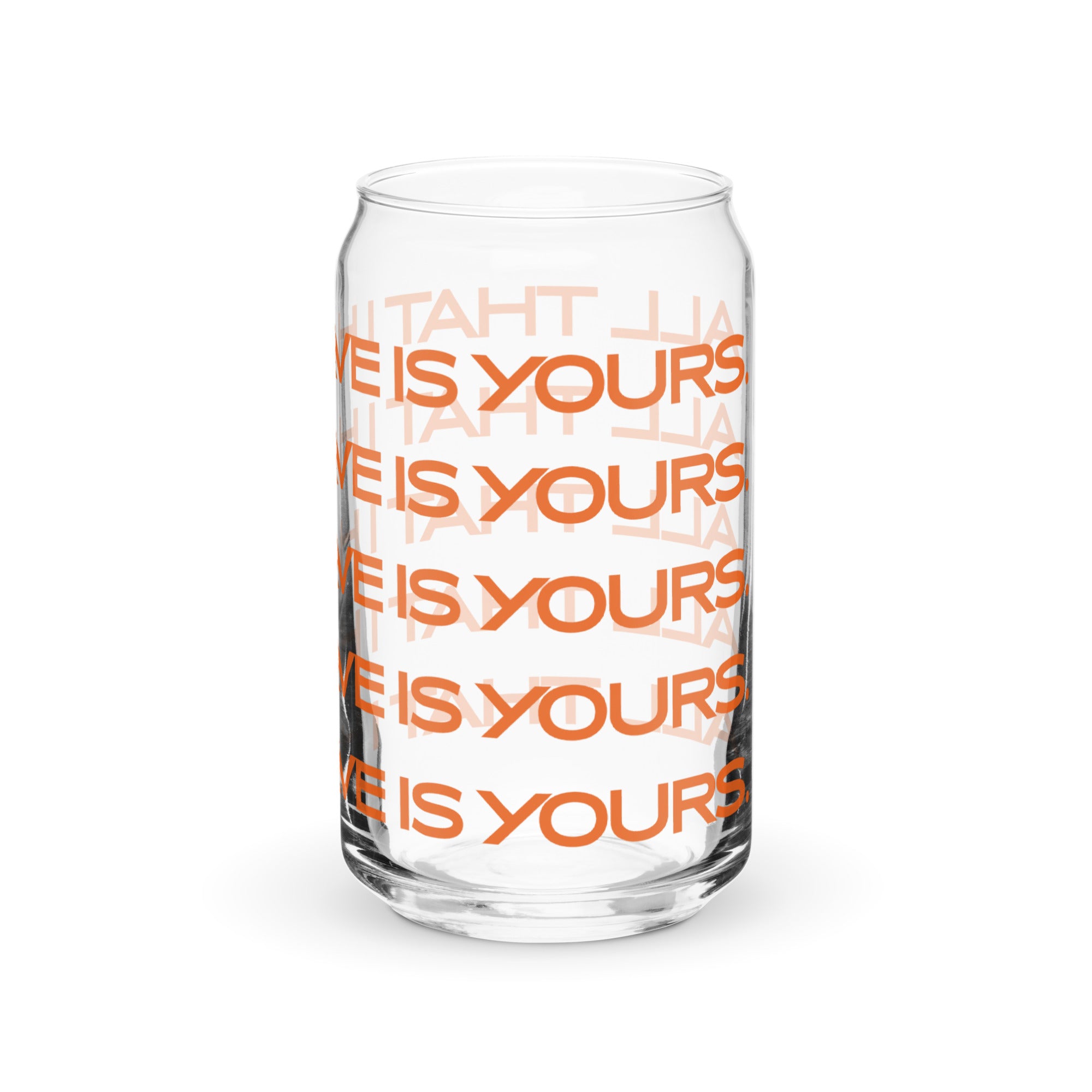 All That I Have Is Yours. (Glass, Orange.)