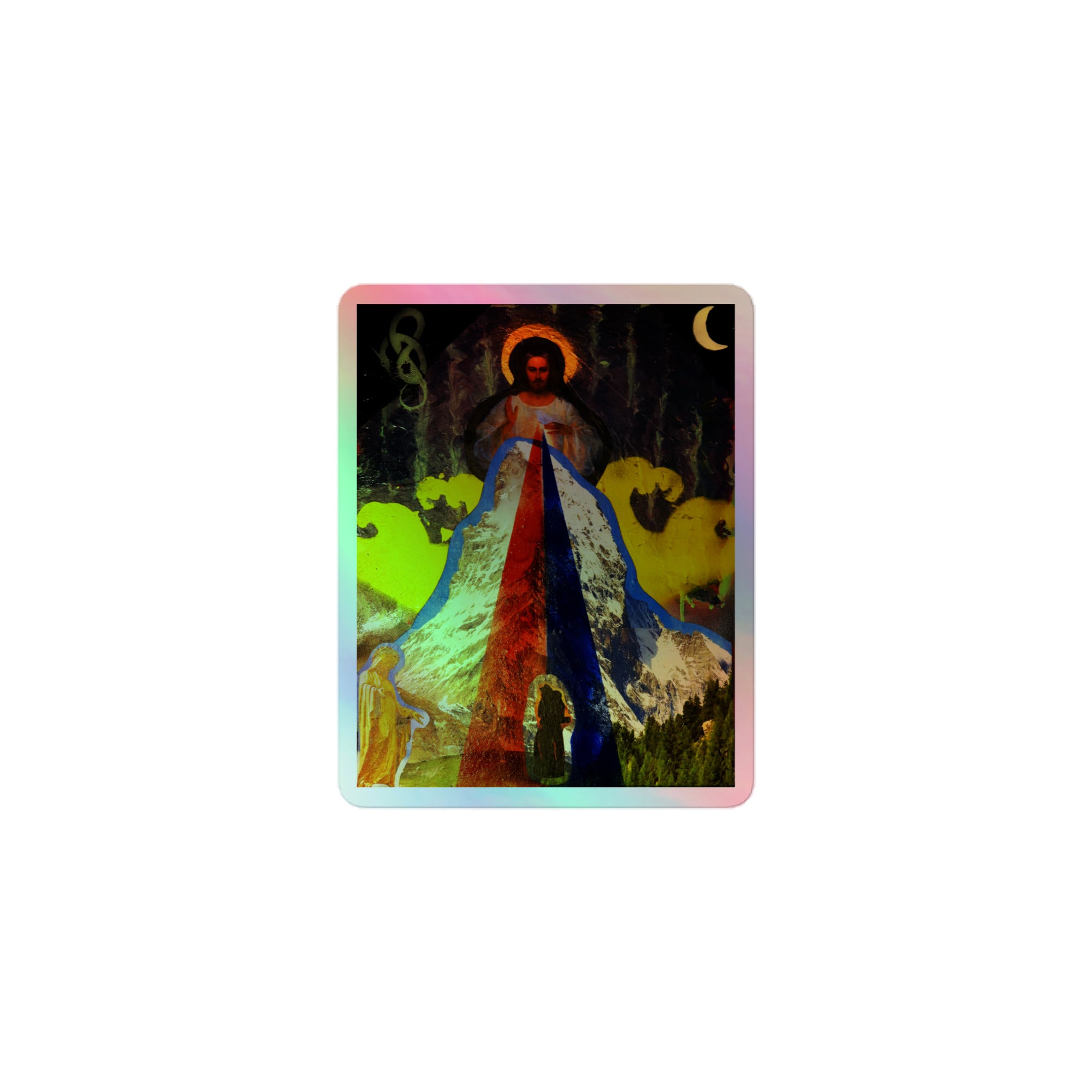 Br. T's Journey To Christ. (Holographic sticker.)