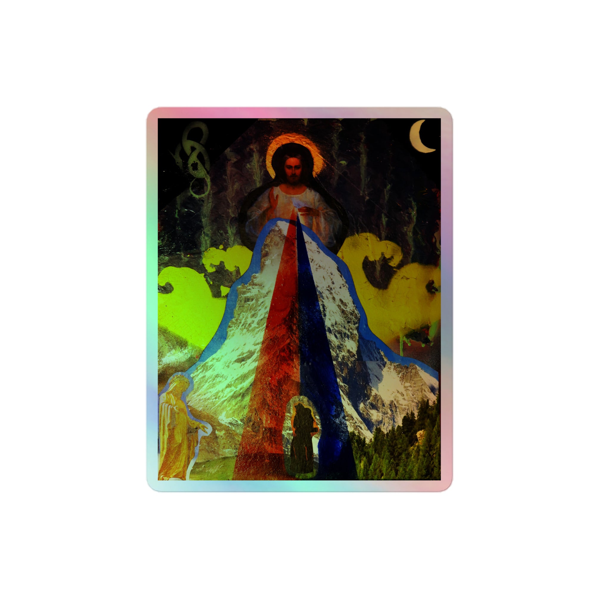 Br. T's Journey To Christ. (Holographic sticker.)